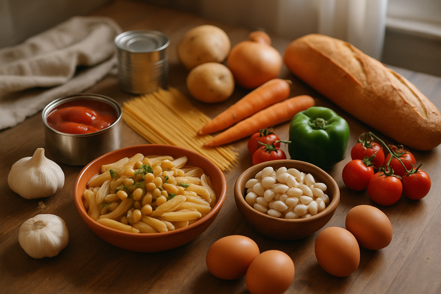 Repas de garde-manger quand le frigo a l’air vide